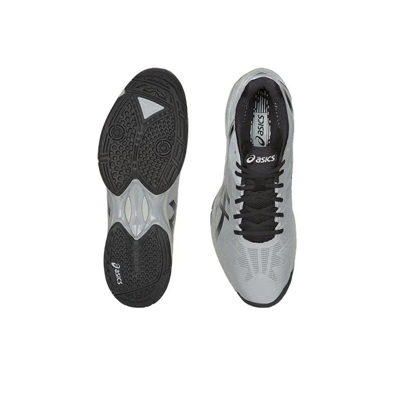 Asics Gel-Solution Speed 3 Oc Low-Top Running Shoes Men's Gray Black-5