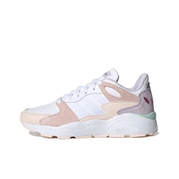 Adidas Neo Crazychaos Anti Slip Wear Resistant Low Top Running Shoes Women's White Pink Purple