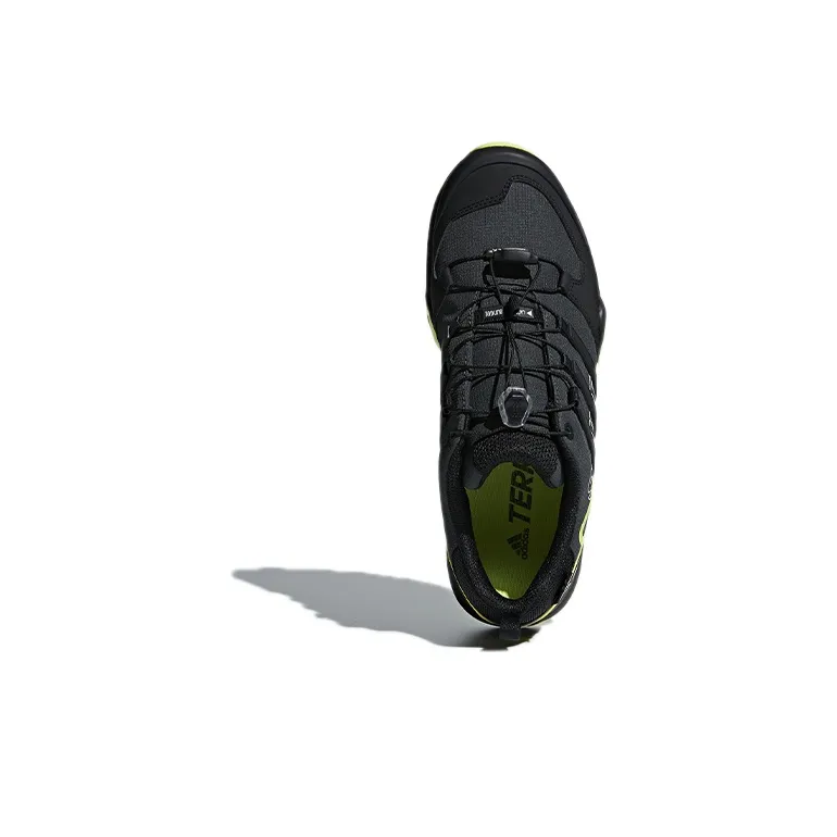 Adidas Terrex Swift Running Shoes Men Low Top Black/Green-4