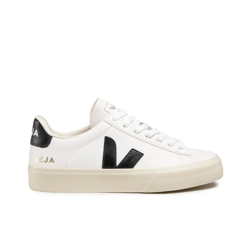 VEJA Campo Low Chromefree 'White Black'-1