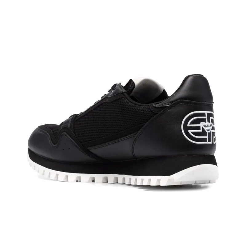 EMPORIO ARMANI Low Top Casual Shoes Men's Black-2