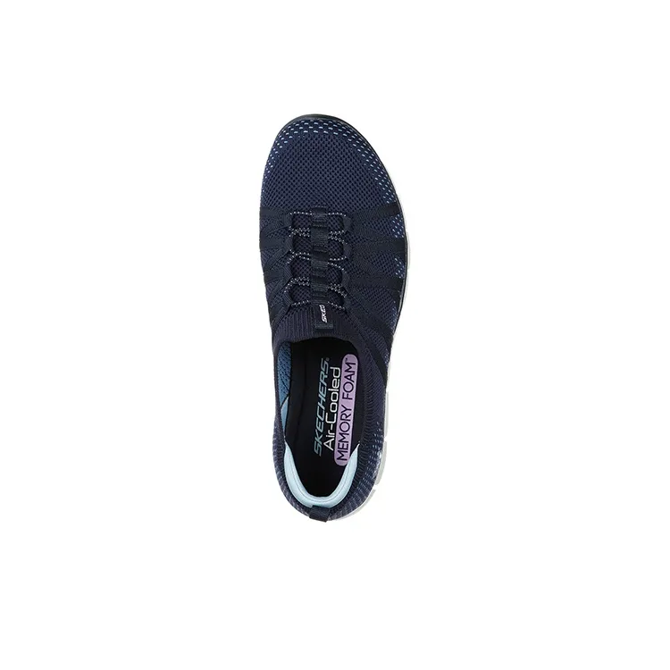 Skechers Gratis Collection Running Shoes Women's Low Top Blue-3