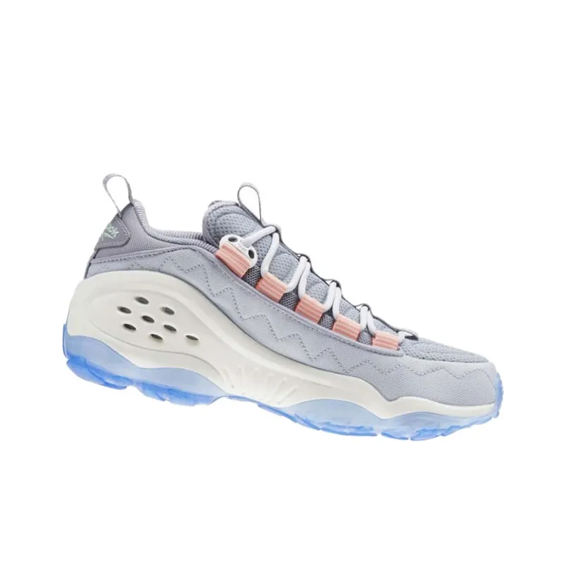 Reebok Dmx Run 10 Non Slip Wear resistant Sports Gray Blue Women's-3