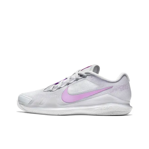 Nike Air Zoom Vapor Pro Tennis Shoes Women's Low-Top Dusty Pink/White/Glow Purple