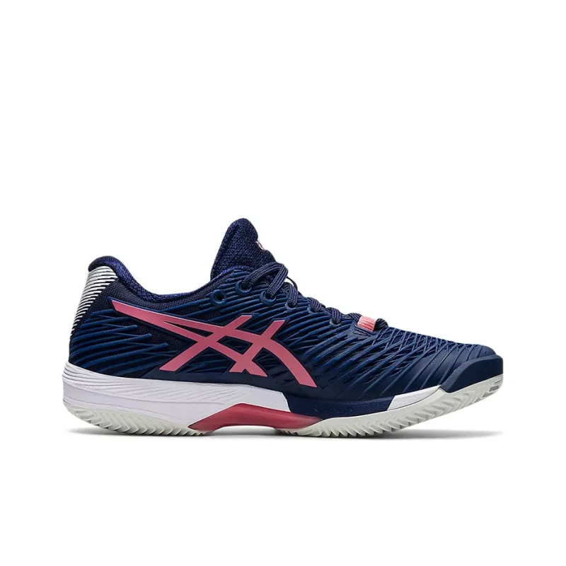Asics Solution Speed FF 2 Wear-resistant And Lightweight Low-Top Running Shoes Women's Blue Pink-1