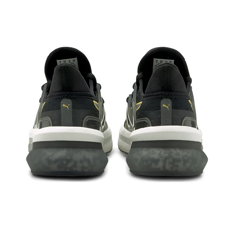 PUMA Interference 2.0 Cushioning Anti-Slip And Wear-Resistant Low-Top Running Shoes Men's Black Yellow-3