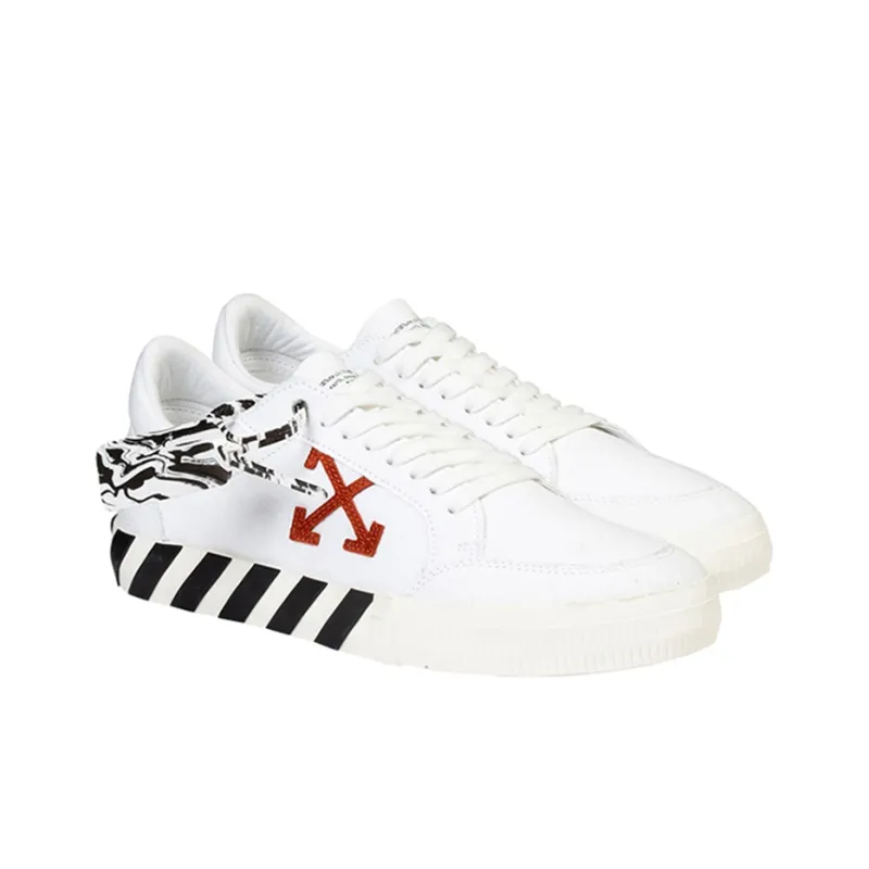 OFF WHITE Vulc Low White Red Arrow-2