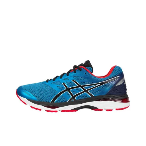 Asics Gel-Cumulus 18 Running Shoes Men Low-Top Blue/Red