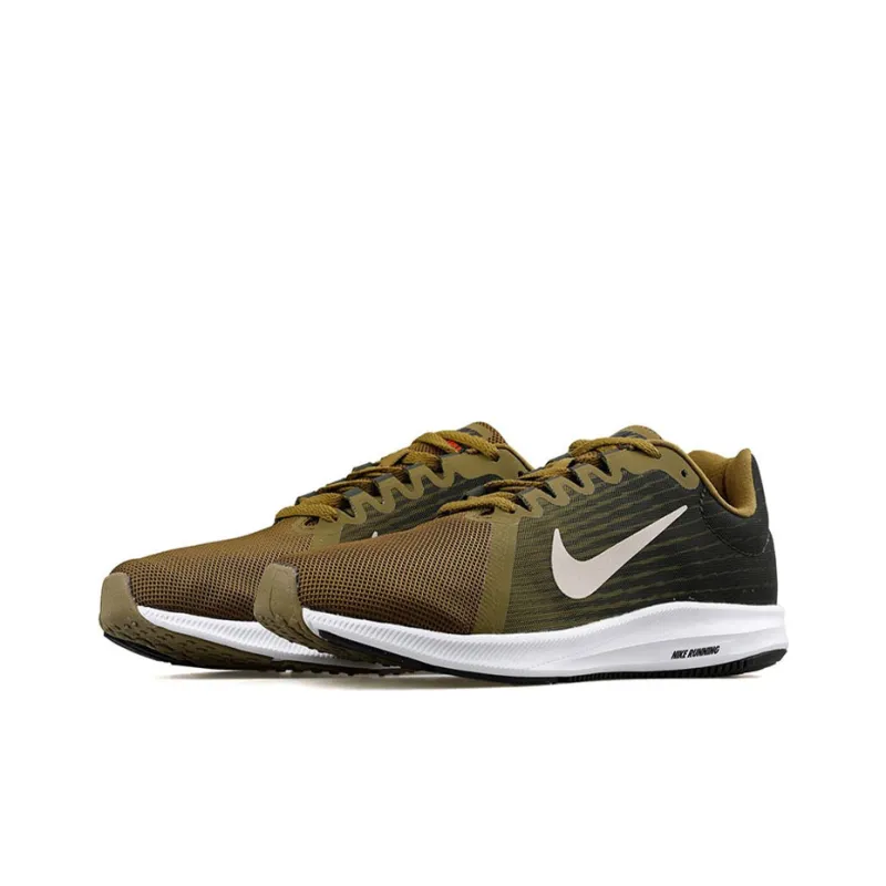 Nike Downshifter 8 Running Shoes Women's Low Top Olive Green/White-2