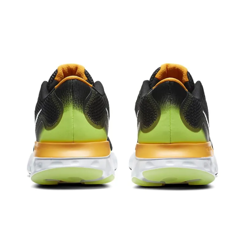 Nike Renew Run Cushioning Anti-Slip Wear-Resistant Breathability Low-Top Running Shoes Men's Black Yellow-4