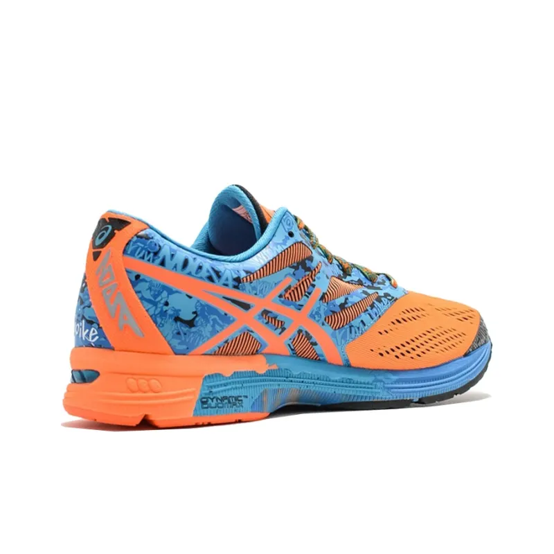 Asics Gel-Noosa Tri 10 Wear-Resistant Low-Top Running Shoes Men's Blue Orange-2