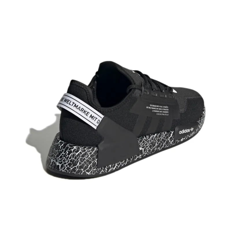 Adidas Nmd R1 V2 Crackled Black Carbon-3