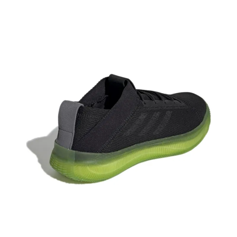 Adidas Pure Boost Trainer Low-Top Running Shoes Men's Black Green-3
