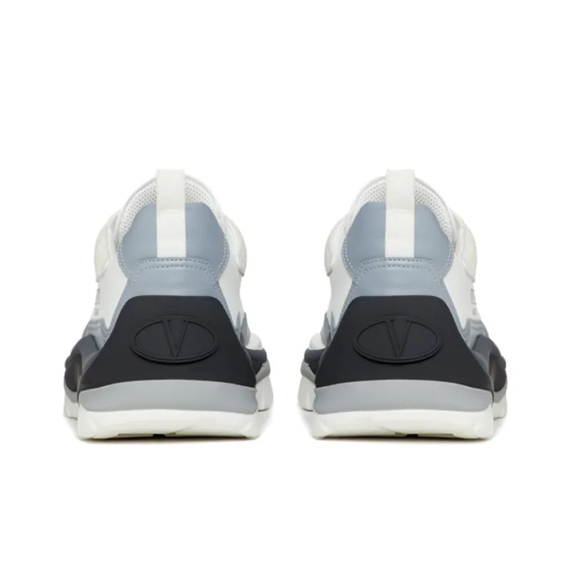 Valentino Gumboy Slip Resistant, Abrasion Resistant, Lightweight Low Top Casual Shoes Men's White Gray-3