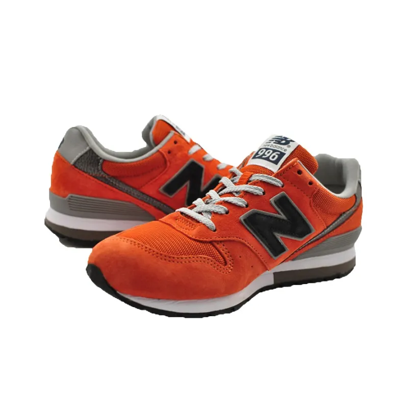 New Balance NB 996 Running Shoes Men Low Top Orange/Gray/White/Black-2