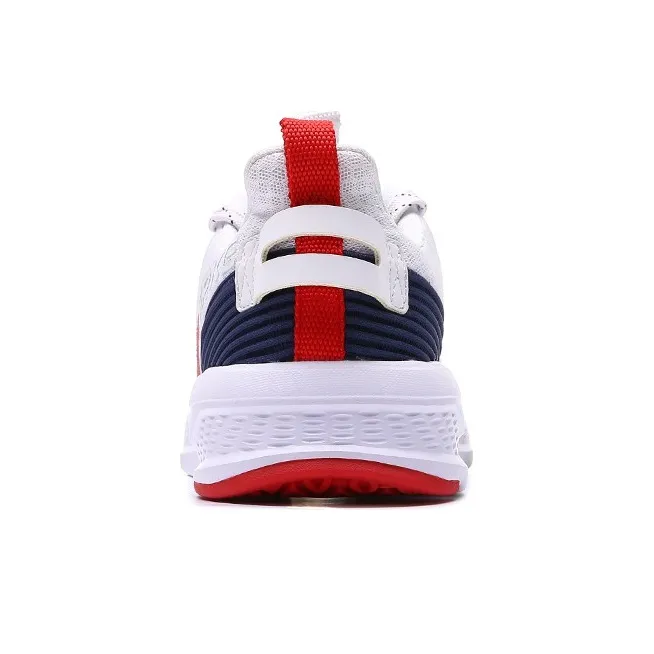 Erke Low Top Running Shoes Men's True White-3