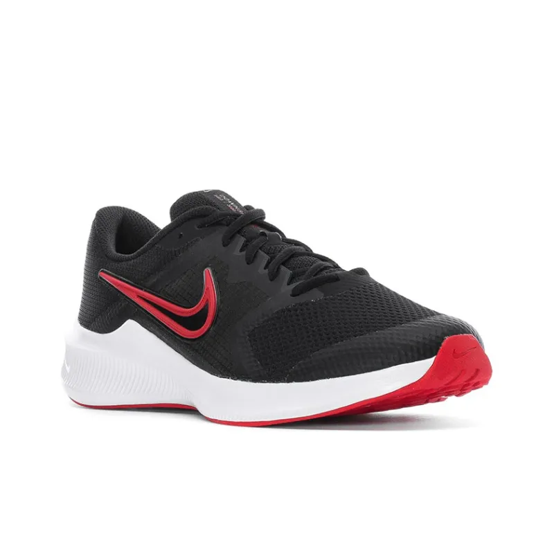 Nike Downshifter 11 Low-Top Black/Red GS-2