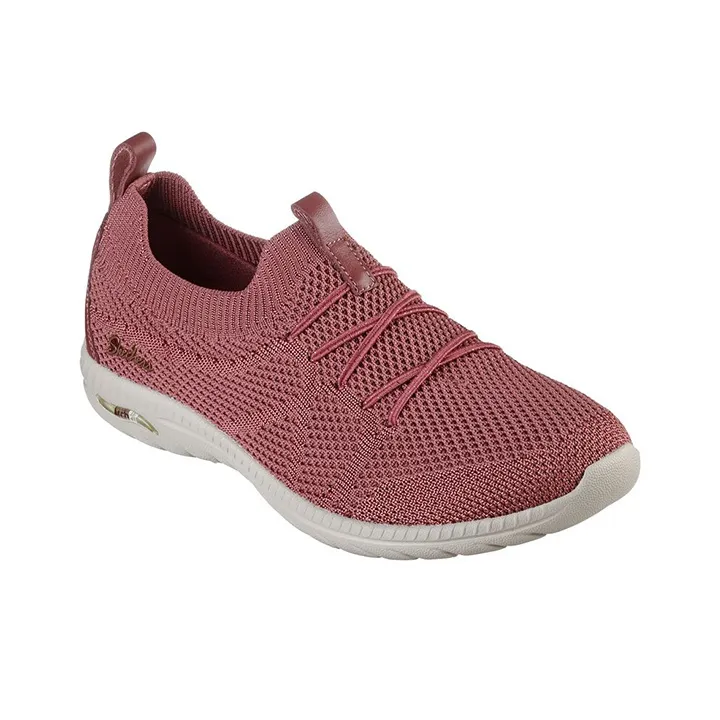 Skechers Arch Fit Low-Top Casual Shoes Women's Red-2