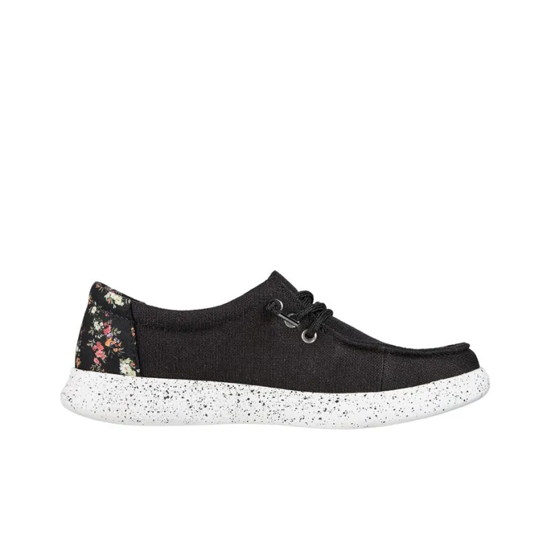 Skechers Bob's Skipper - Laurel Oak Cushioning Anti-Slip And Wear-Resistant Low-Top Casual Shoes Women's Black-1