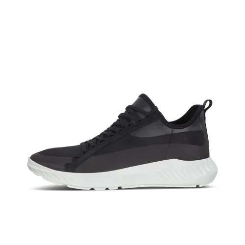 Ecco St.1 Casual Shoes Men Low-Top Black