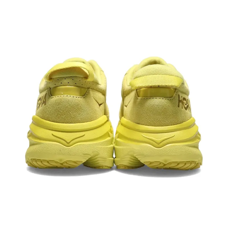 HOKA ONE ONE Bondi L Suede Celery Lima Bean All Gender-3