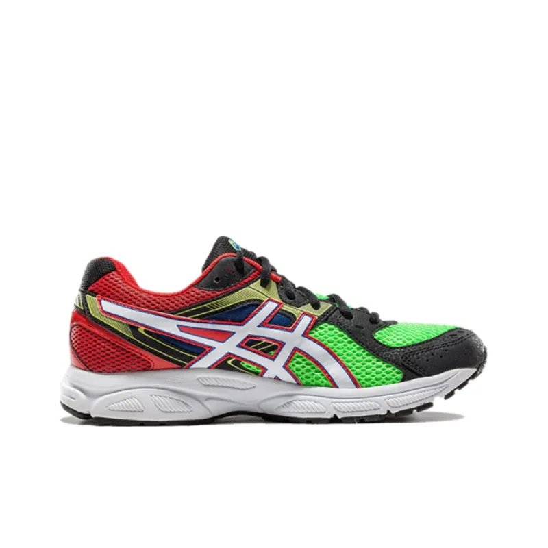 Asics Gel-Contend 2 Anti-Slip Wear-Resistant Low-Top Running Shoes Men's Fluorescent Green/White-1