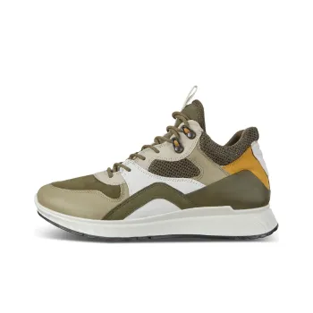 Ecco St.1 Casual Shoes Men Mid-Top Light Green
