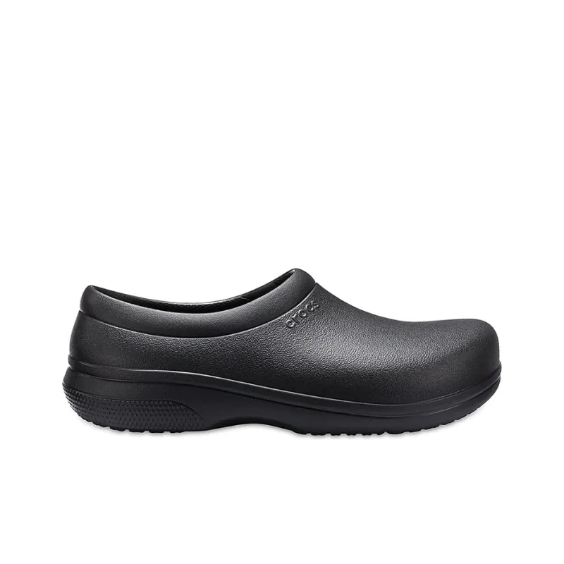 Crocs On The Clock Slip Resistant Work Slip On Black-1