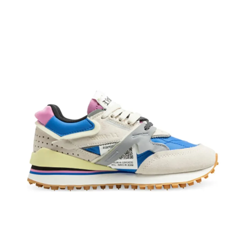 LiNing 001 Running Shoes Women's Low Top White/Gray/Blue-1
