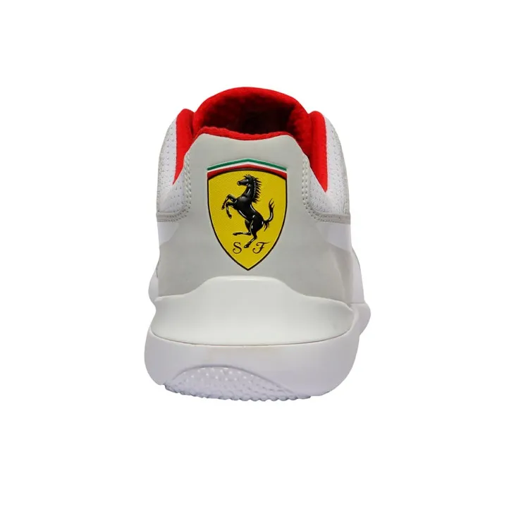 PUMA SF Evo Ca Ferrari Evo Cat Cushioned Wear-Resistant Slip-Resistant Low-Top Running Shoes Men's White-4