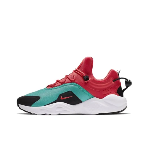 Nike Huarache City Running Shoes Women's Low-Top Red/Green/Black/White