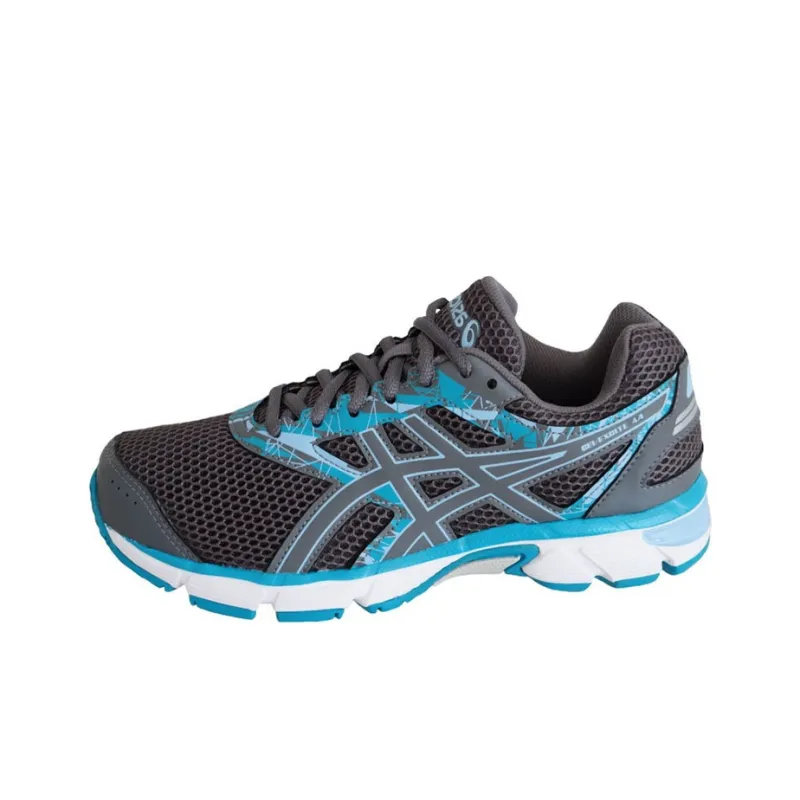 Asics Gel-Excite 4 Wear-Resistant Low-Top Running Shoes Women's Gray Blue-0