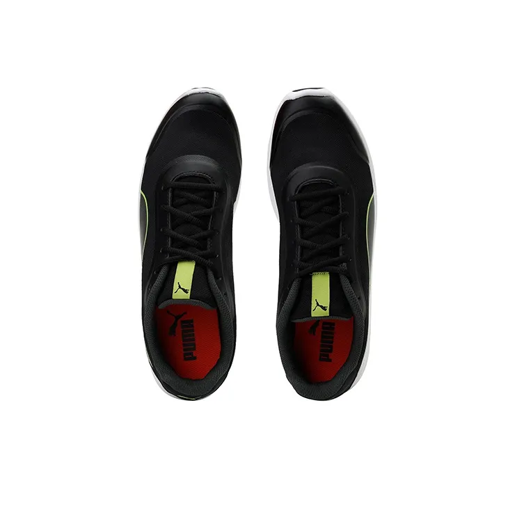 PUMA ST Runner V2 MU IDP Cushioning Anti-Slip And Wear-Resistant Low-Top Running Shoes Unisex Black Green White-2
