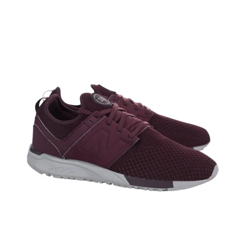 New Balance 247 Burgundy Overcast Grey-2