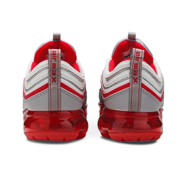 Nike Air VaporMax 97 Atmosphere Grey University Red GS-3