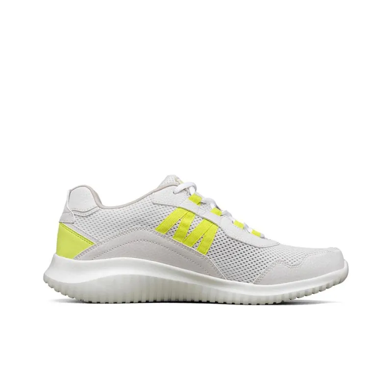 Skechers Flection Cushioning, Slip Resistant, And Abrasion Resistant Low Top Running Shoes Men's Gray Yellow-1