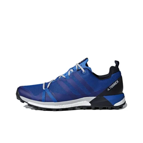 Adidas Terrex Agravic Running Shoes Men Low-Top Navy Blue