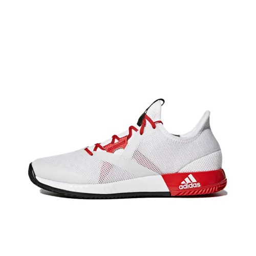 Adidas Adizero Tennis Shoes Women's Low-Top White/Red