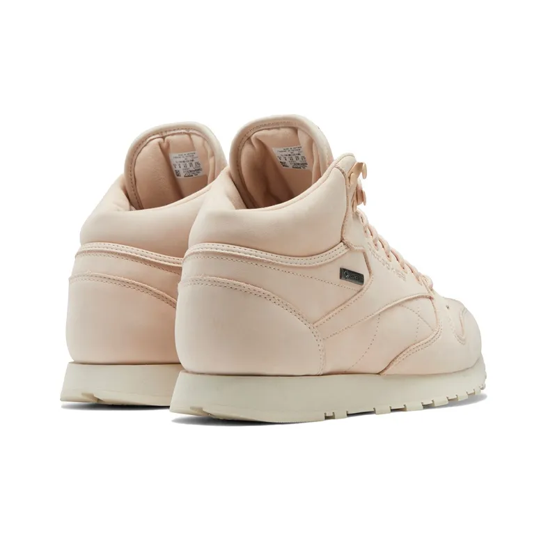 Reebok Classic Leather Mid Gtx Thin Minimalistic Cozy Retro Casual Shoes/Sneakers Unisex Lotus Pink-3