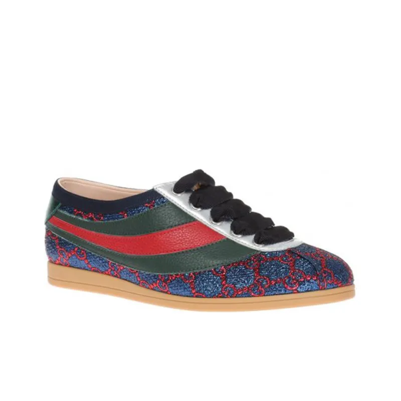 GUCCI Women's Falacer 'Blue Lurex GG'-1