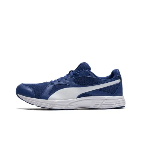 PUMA Axis V4 Grid Cushioning Wear-Resistant Low-Top Running Shoes Men's Blue White