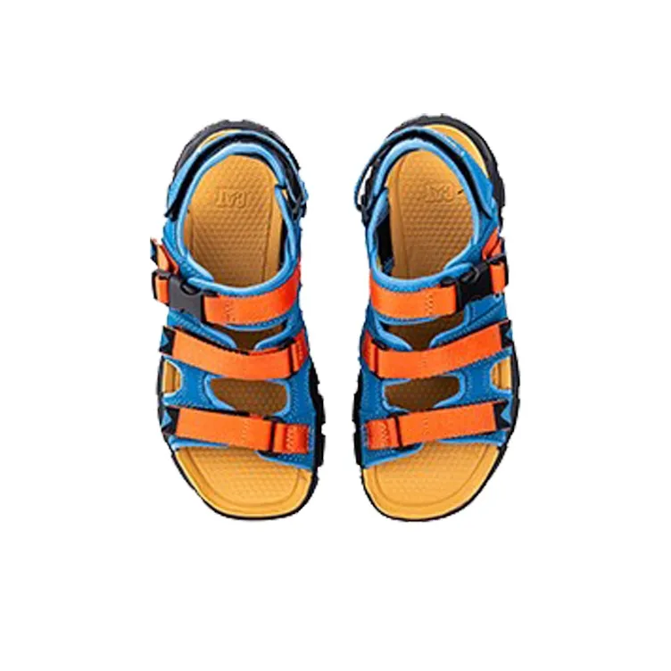 CAT Beach Sandals Unisex Orange/Blue-4