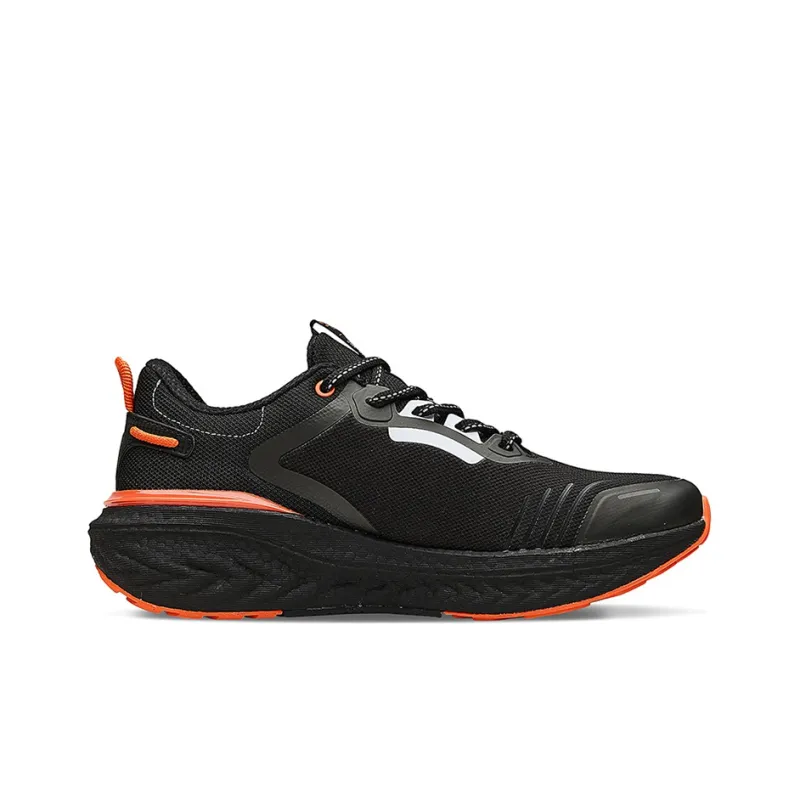 361° Popping Foam Low-Top Running Shoes Men's Black Orange ETPU Technology-1