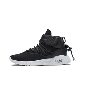 Reebok Freestyle Motion Anti-Slip Wear-Resistant Cushioning Breathable Mid-Top Running Shoes Women's Black White