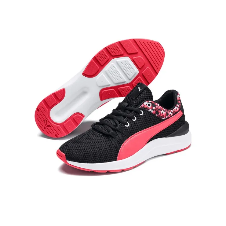 PUMA Adela Anti-Slip Wear-Resistant Low-Top Running Shoes Women's Black-3