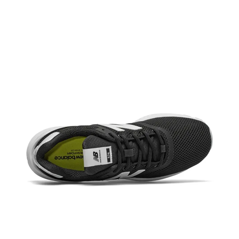 New Balance 574 Series Low Tops Black White-2