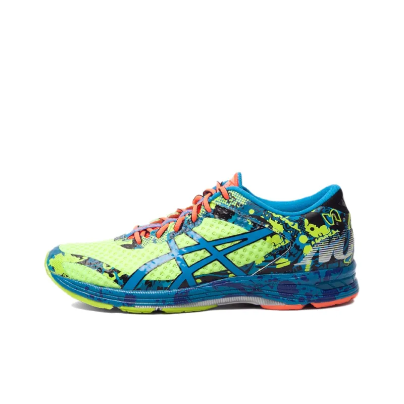 Asics Gel-Noosa Tri 11 Anti-Slip And Wear-Resistant Breathable Low-Top Running Shoes Men's Neon Green Blue-0