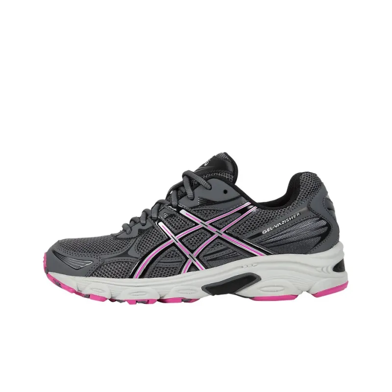 Asics Gel-Vanisher Anti-Slip And Wear-Resistant Breathable Low-Top Running Shoes Women's Graphite Gray Pink-0