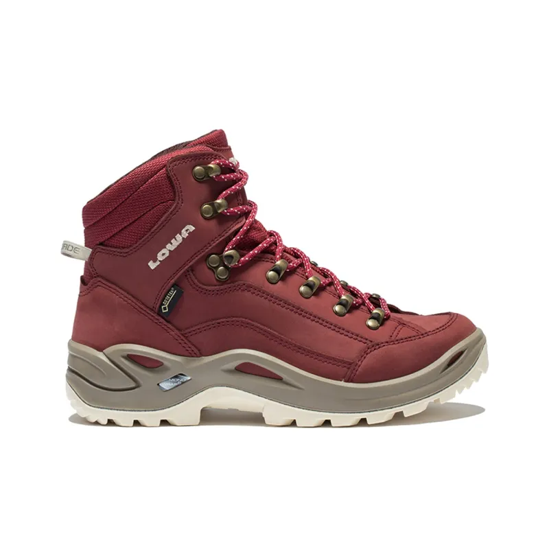 Lowa Renegade Hiking / Trekking Shoes Women's Mid Top Spicy Pepper Red-1