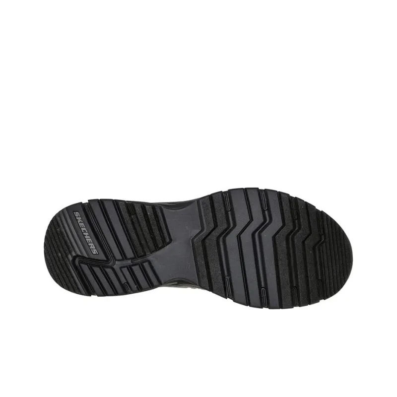 Skechers ARCH FIT BAXTER Cushioning, Slip Resistant, Abrasion Resistant Support Low Top Casual Shoes Men's Gray Black-3